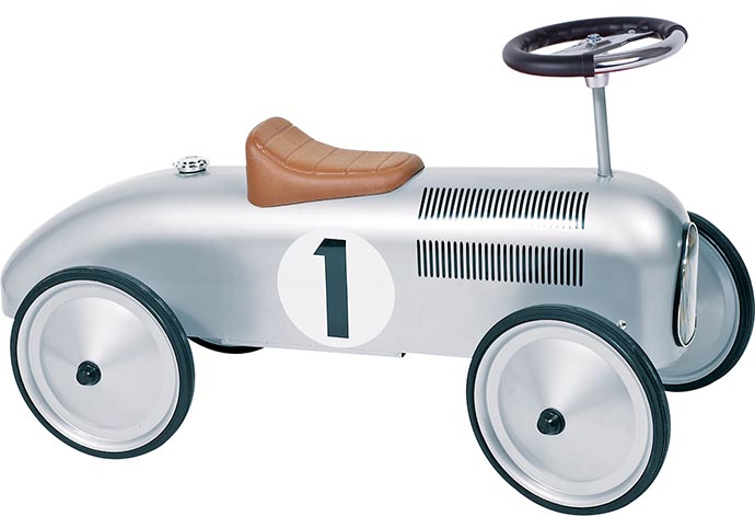 Rutscherfahrzeug silber von goki