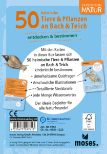 Expedition Natur 50 heimische Tiere & Pflanzen an Bach & Teich von Moses